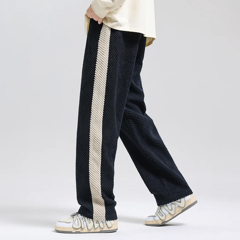 Metro Corduroy Jogger Pants with Side Stripe 6