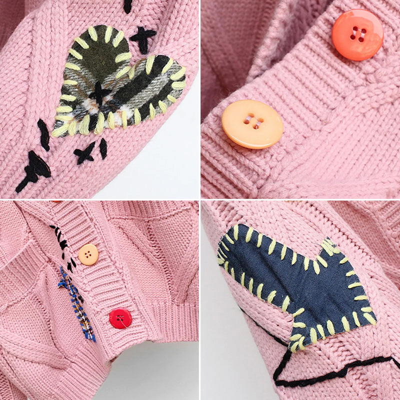 Retro Revival Cardigan | Oversized Knit Sweater 4