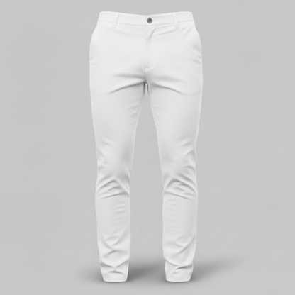 Albert Slim Fit Chinos | Men's Trousers in Breathable Fabric 6