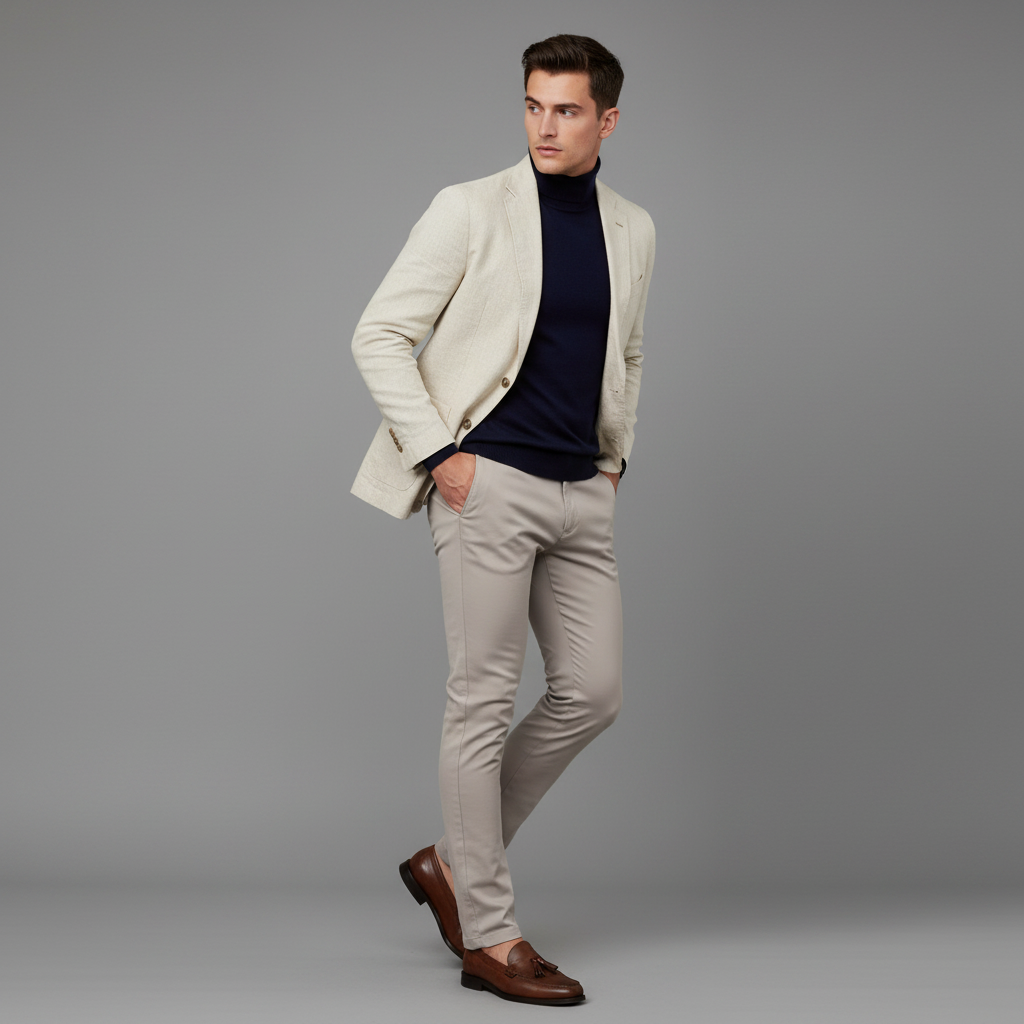 Albert Slim Fit Chinos | Men's Trousers in Breathable Fabric