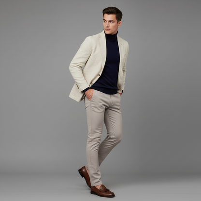 Albert Slim Fit Chinos | Men's Trousers in Breathable Fabric