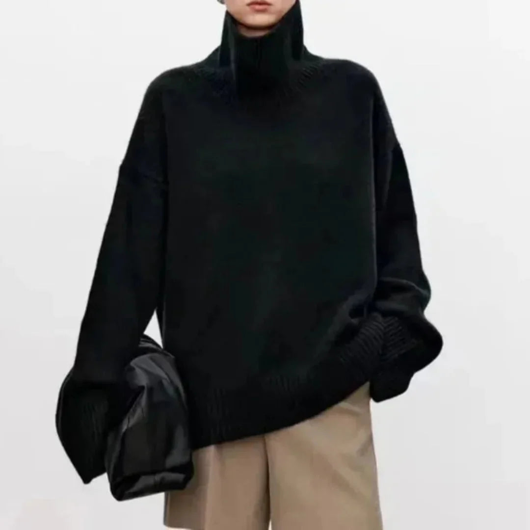 Aurelia Oversized Sweater | Women's Turtleneck Knit Top 5