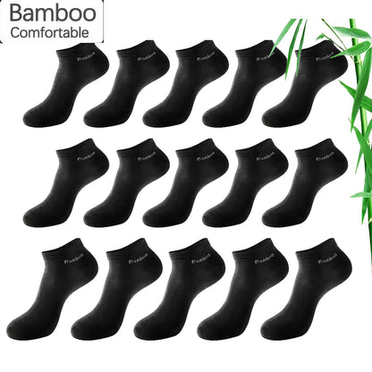Bamboo Fiber Ankle Socks | Unisex Low Cut Boat Socks 0