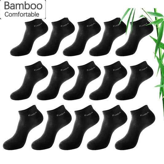 Bamboo Fiber Ankle Socks | Unisex Low Cut Boat Socks 0