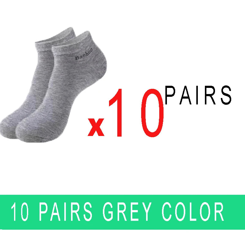 Bamboo Fiber Ankle Socks | Unisex Low Cut Boat Socks 12