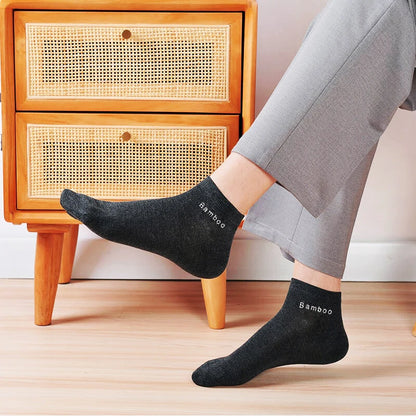 Bamboo Fiber Ankle Socks | Unisex Low Cut Boat Socks 3