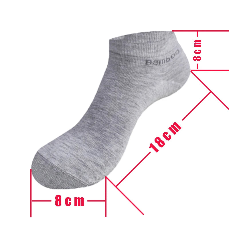 Bamboo Fiber Ankle Socks | Unisex Low Cut Boat Socks 4