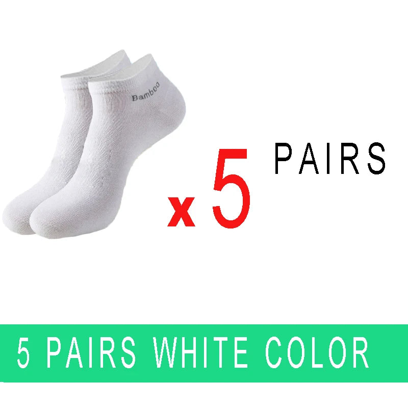 Bamboo Fiber Ankle Socks | Unisex Low Cut Boat Socks 6