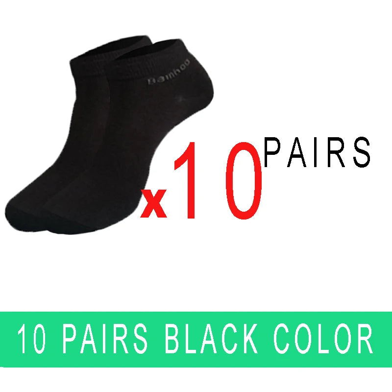 Bamboo Fiber Ankle Socks | Unisex Low Cut Boat Socks 7