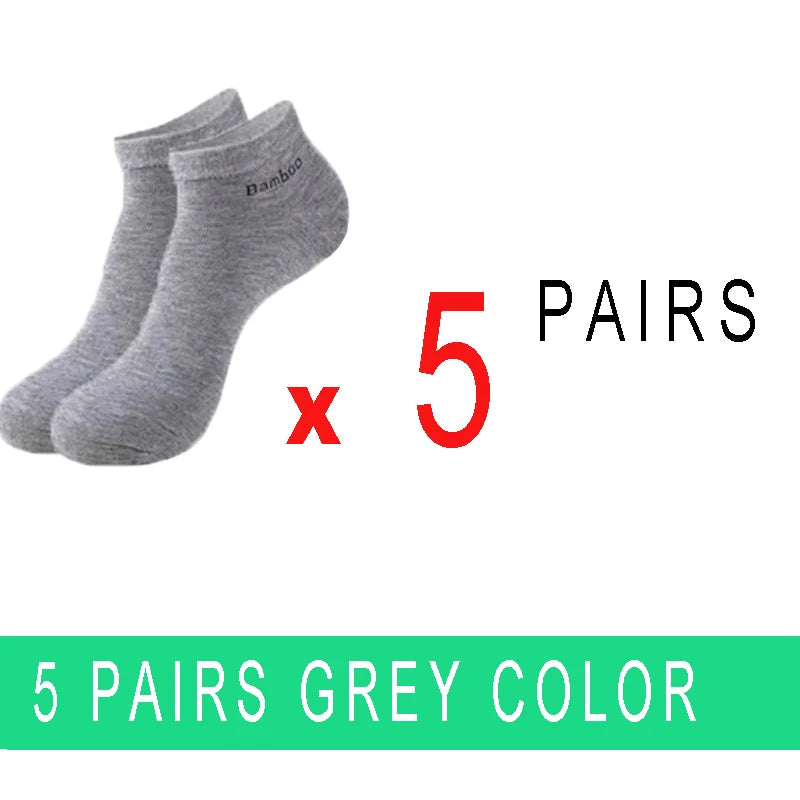 Bamboo Fiber Ankle Socks | Unisex Low Cut Boat Socks 8