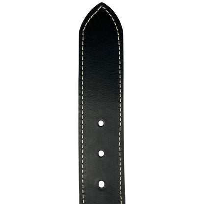 Black Leather Belt | Handmade Men's Belts for Everyday Wear 5