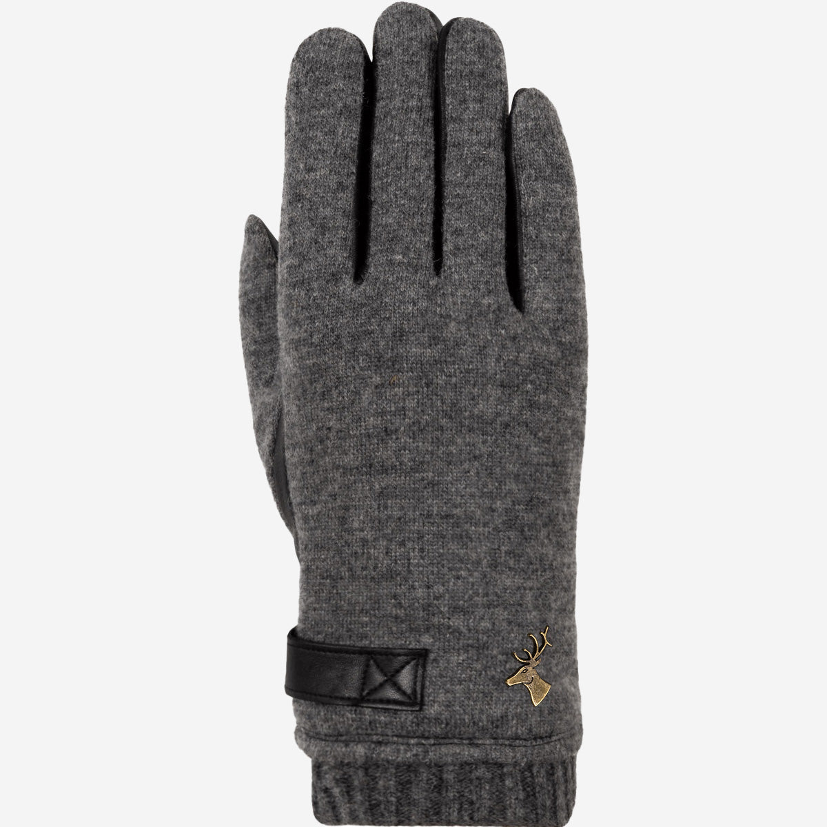 Brody Grey Sheepskin Leather Gloves | Men's Leather Gloves 1