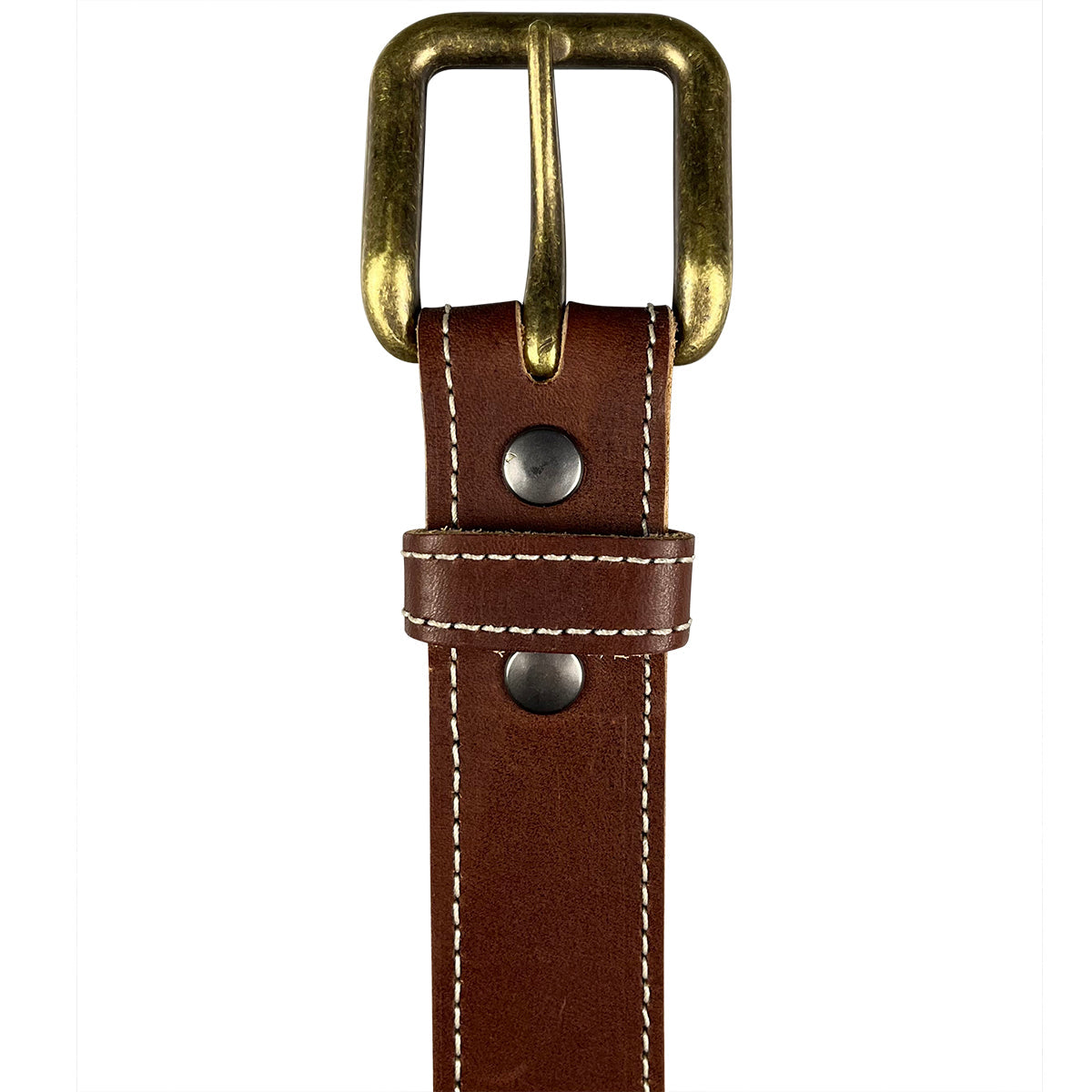 Brown Latigo Leather Belt | Men's Leather Belts for Everyday Wear 1