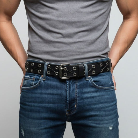 Buffalo Leather Belt | 1.5 Wide Durable Outdoor Accessory 0