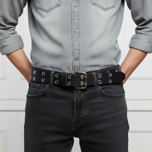 Buffalo Leather Belt | Handmade 1.5 Solid Black Belt 0