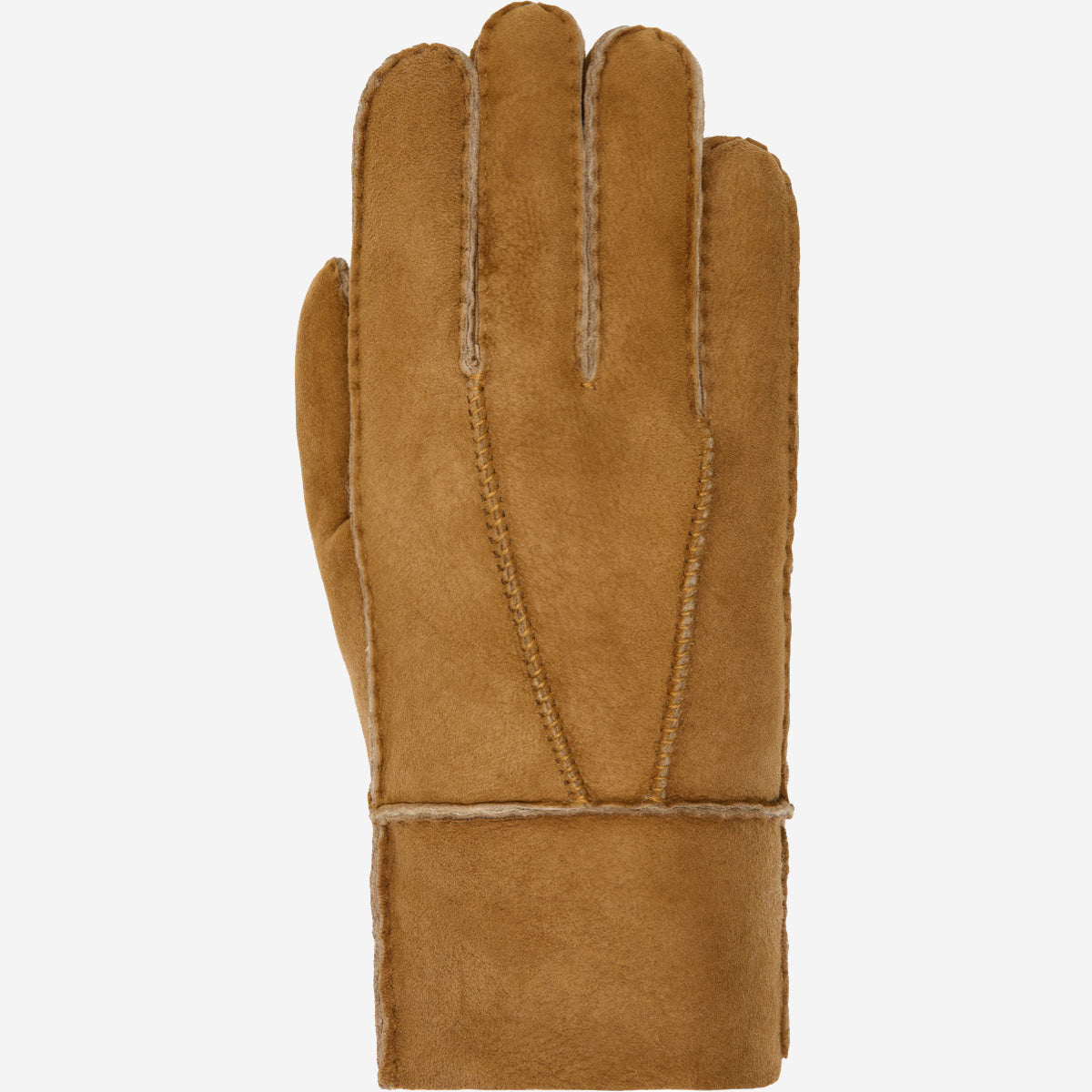 Camel Sheepskin Gloves | Men's Winter Gloves with Fur Lining 4
