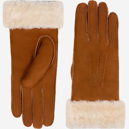 Camel Suede Leather Gloves | Women's Winter Waterproof Gloves 0