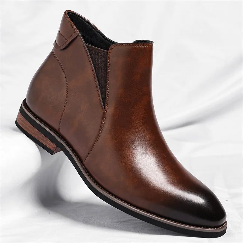 Classic Black Chelsea Ankle Boots | Men's Fashion Footwear 0