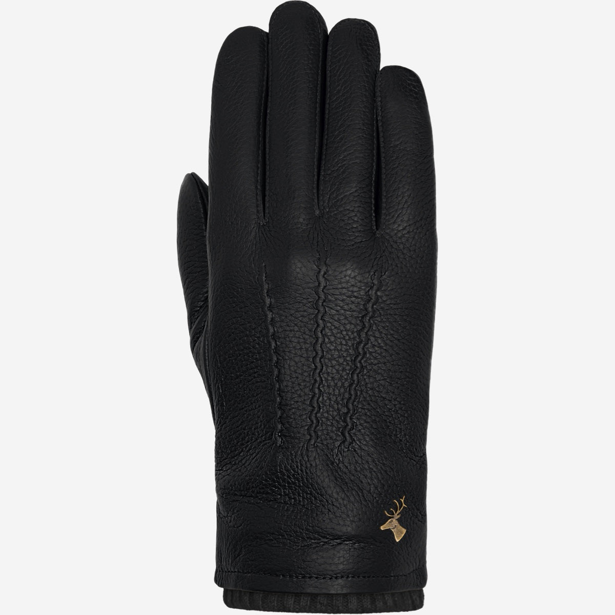 Columbus Black | Deerskin Leather Gloves for Men 2