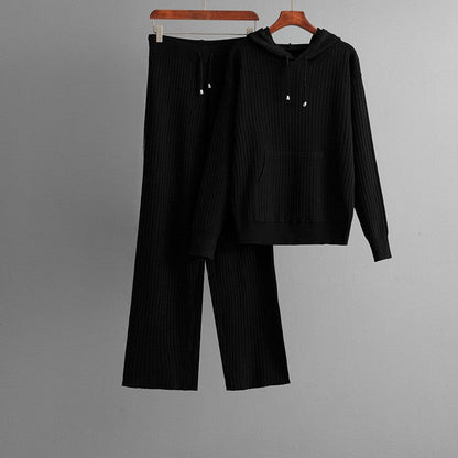 Cotton Blend Hoodie and Lounge Pants Set | Loungewear Set for Women 2