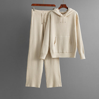 Cotton Blend Hoodie and Lounge Pants Set | Loungewear Set for Women 3