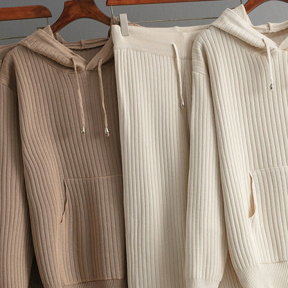 Cotton Blend Hoodie and Lounge Pants Set | Loungewear Set for Women 4