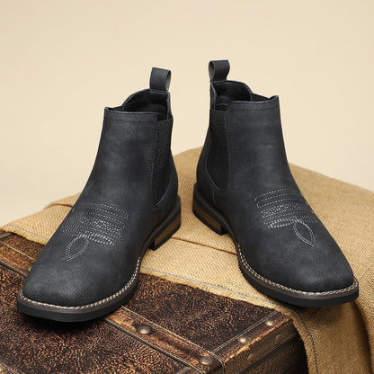Daniel | Men's Chelsea Boots with Western-Style Detailing 9