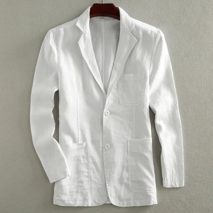 Deluxe Linen Jacket | Men's Tailored Blazer 1