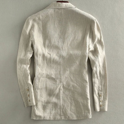 Deluxe Linen Jacket | Men's Tailored Blazer 4