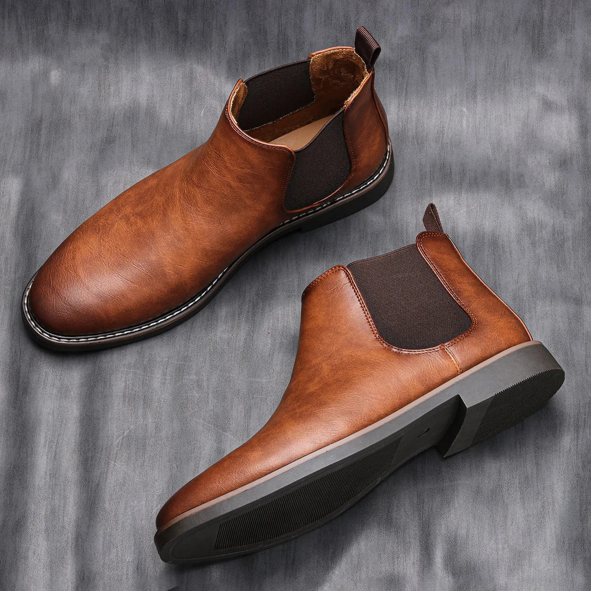 Earthtone Classic Chelsea Boots | Vegan Suede Ankle Boots for Women 3