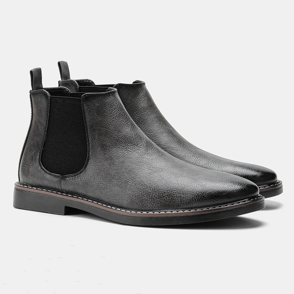 Earthtone Classic Chelsea Boots | Vegan Suede Ankle Boots for Women 6
