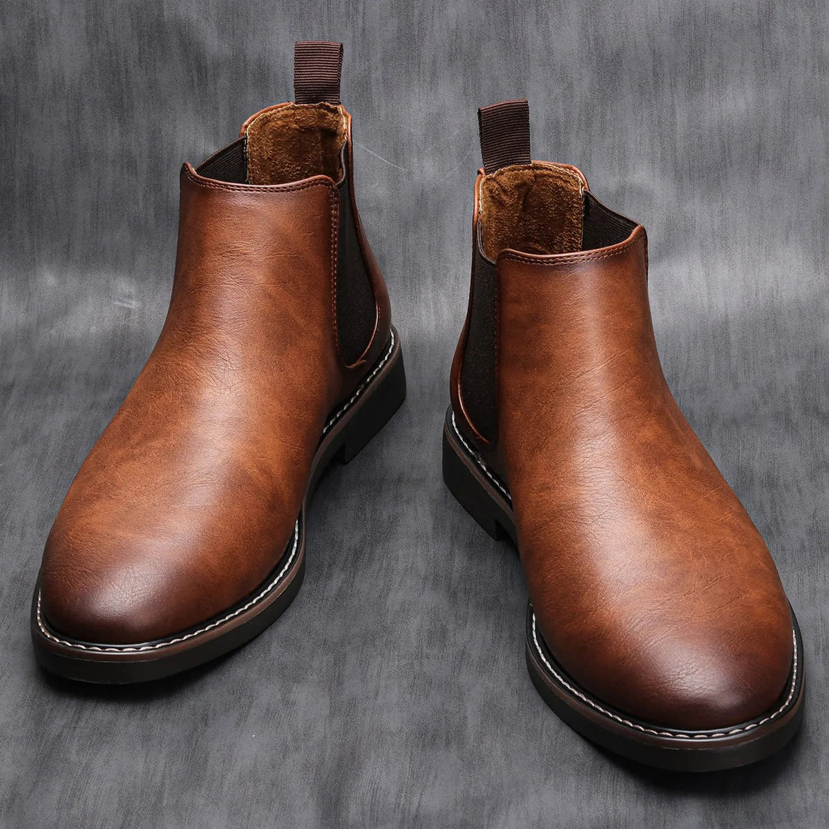 Earthtone Classic Chelsea Boots | Vegan Suede Ankle Boots for Women 7