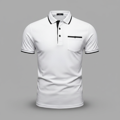 Elegant Men's Polo Shirt | Classic Fit Casual Wear 0