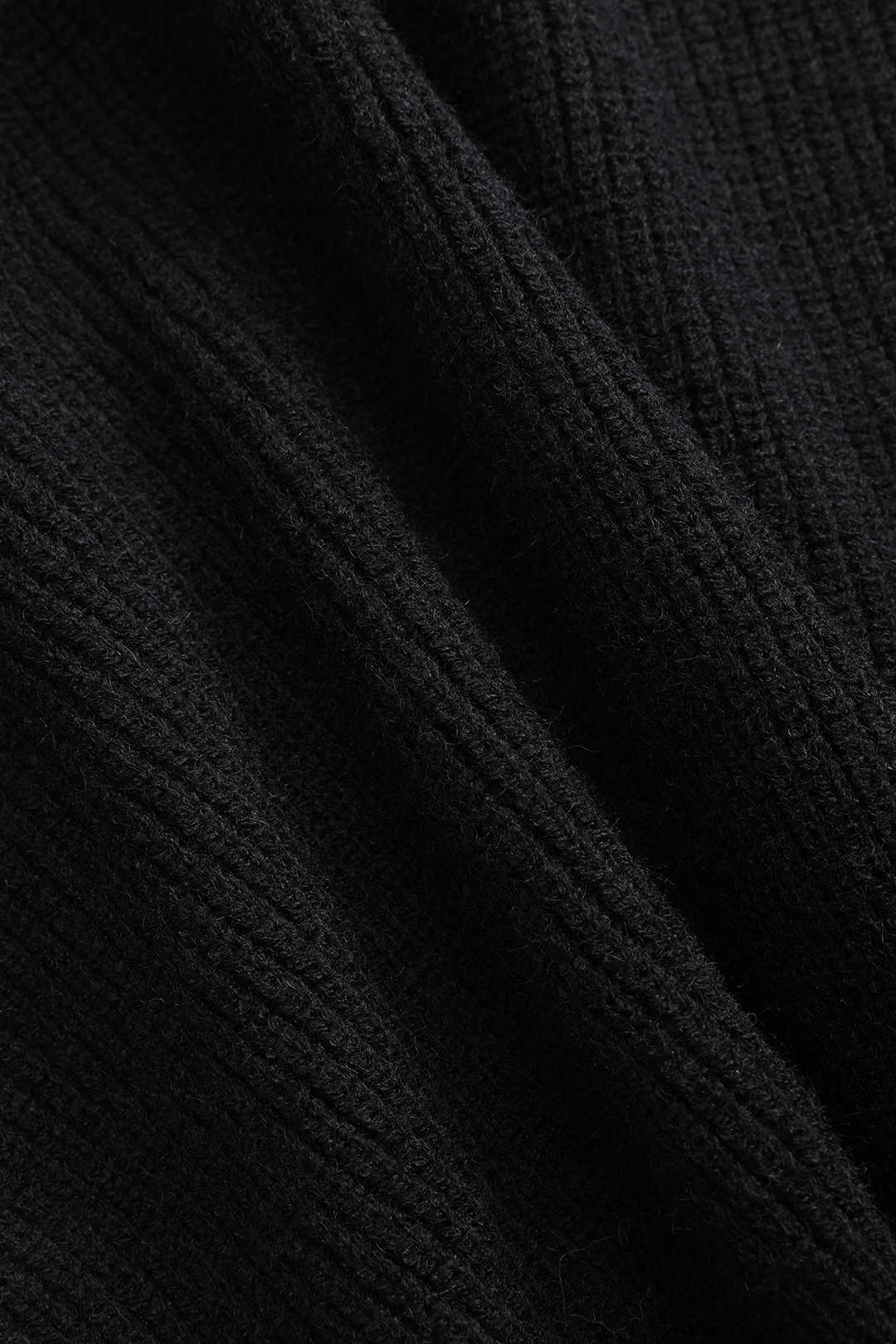 Ella Noir Knitted Cardigan with Denim Pockets for Women 4