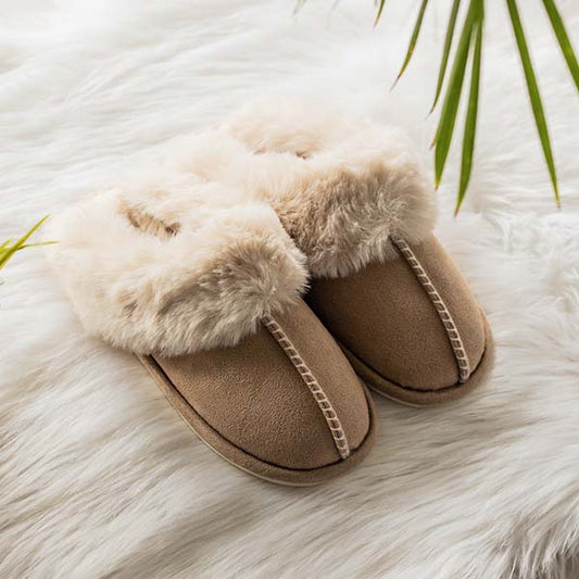 Faux Fur Lined Women's Slippers | Indoor Slip-On Comfort 0