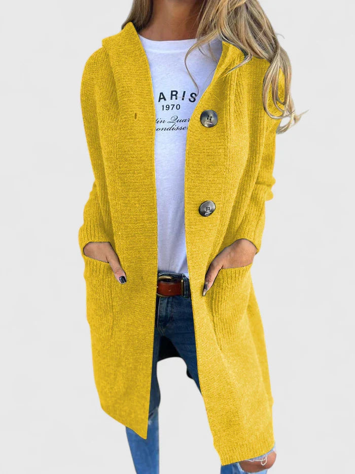 Giulyanrah Comfortable Cardigan | Longline Button-Up Sweater 3