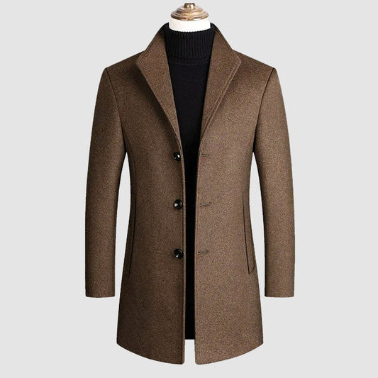 Heritage Wool Coat | Premium Blend Outerwear 0