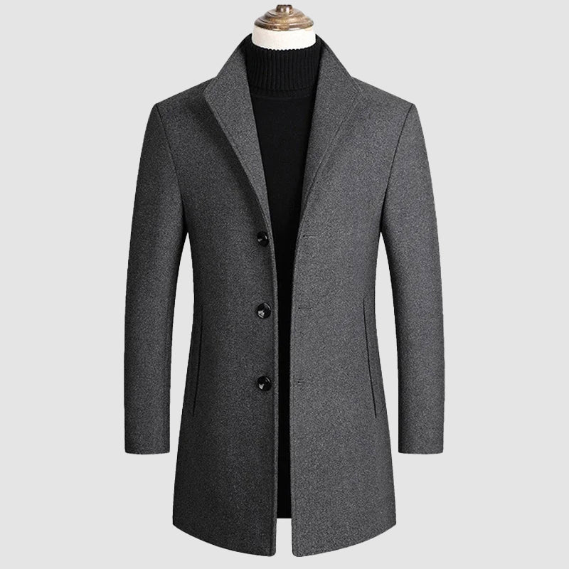 Heritage Wool Coat | Premium Blend Outerwear 1