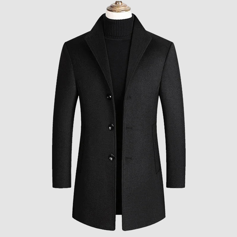Heritage Wool Coat | Premium Blend Outerwear 2