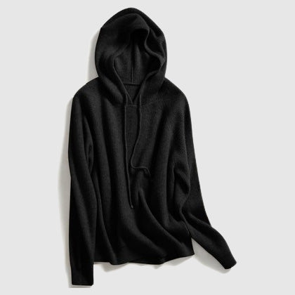 Knitted Hooded Winter Sweater Women Soft Warm Knitwear 2