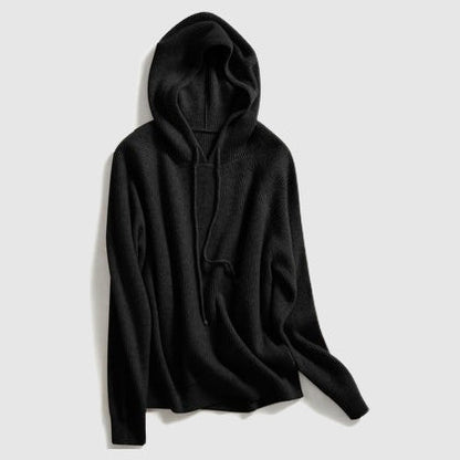 Knitted Hooded Winter Sweater Women Soft Warm Knitwear 2