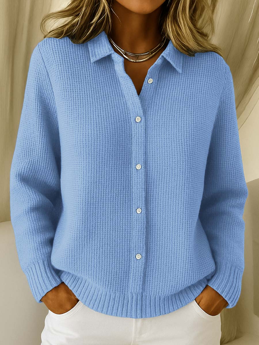 Lisa | Classic Knitted Button Cardigan 0