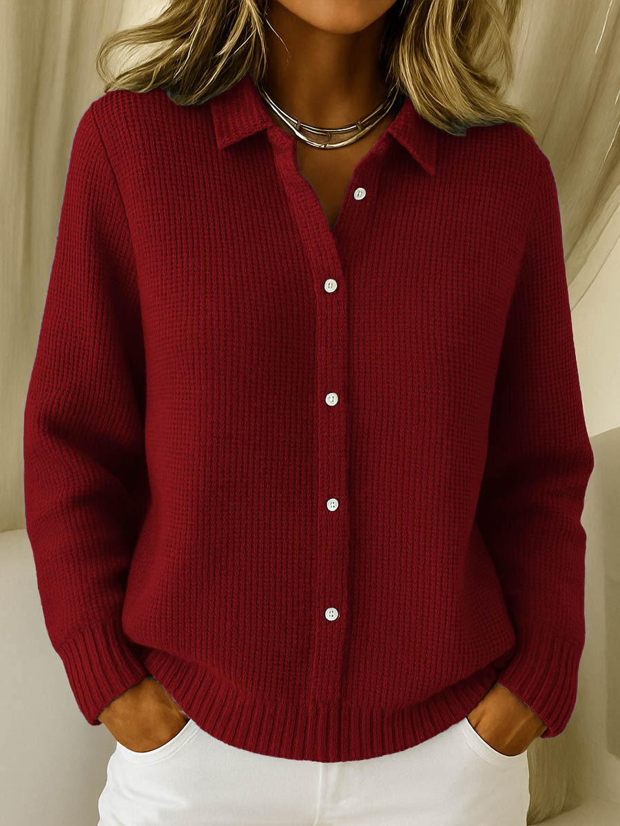 Lisa | Classic Knitted Button Cardigan 2