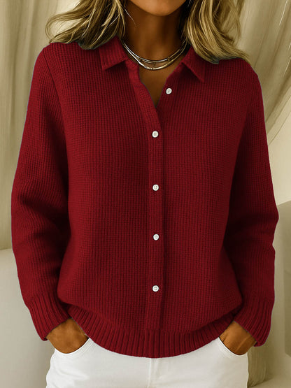 Lisa | Classic Knitted Button Cardigan 2