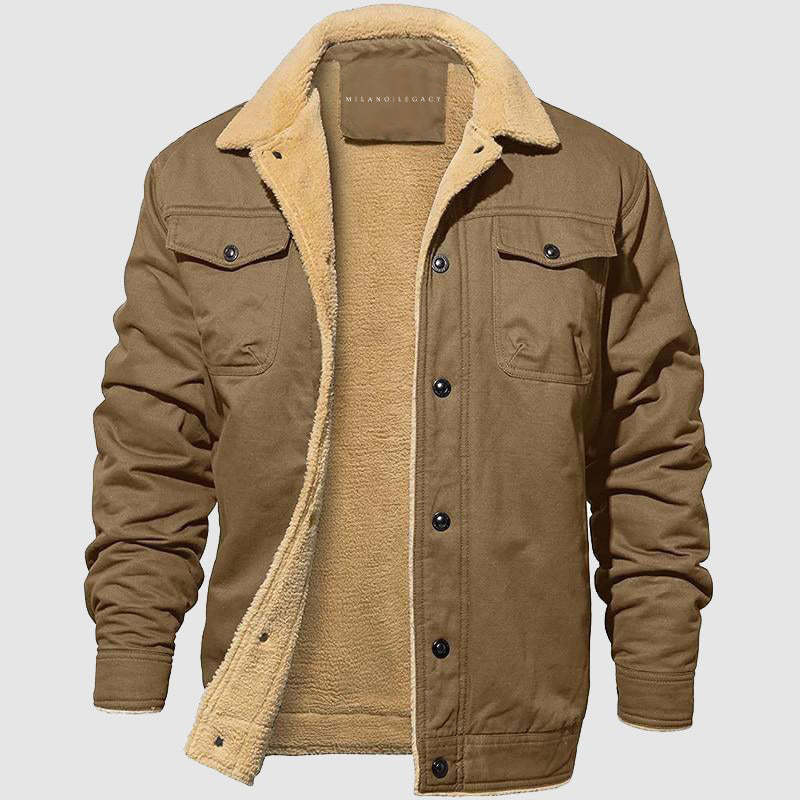 Marksman Slim-Fit Pilot Jacket | Cotton Blend Outerwear 1