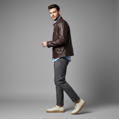 Men's Leather Sneakers | Stylish Comfort Footwear