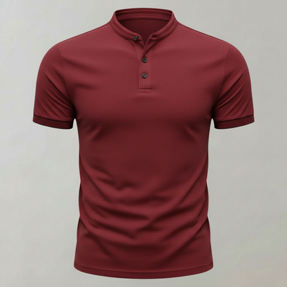 Men's Elegant Long Sleeve Polo Shirt | Classic Casual Wear 10