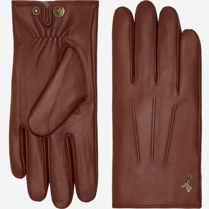 Men's Lambskin Leather Gloves with Rabbit Fur Lining | Winter Gloves 4