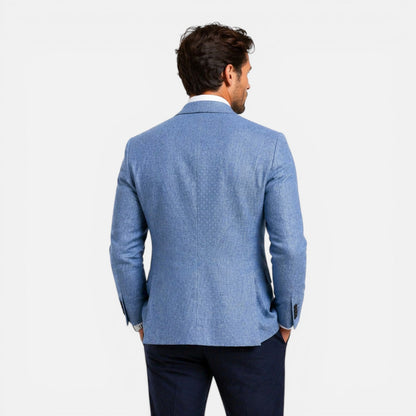 Men's Slim Fit Linen Blazer | Lightweight Summer Jacket 3