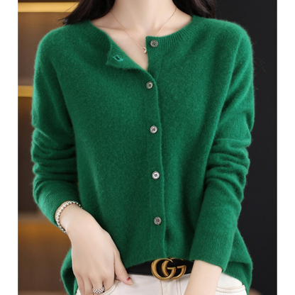Merino Wool Cashmere Cardigan | Women's Winter Knitwear 11